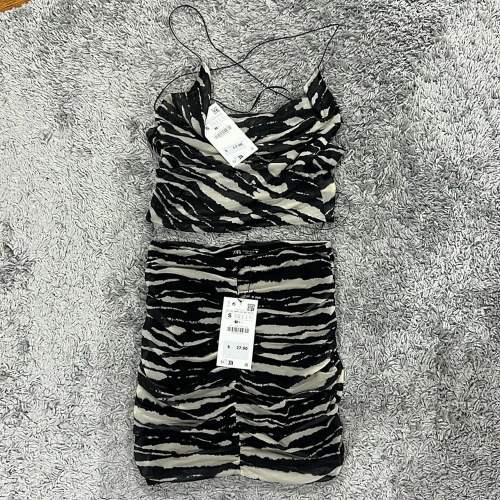 Zara skirt and top set